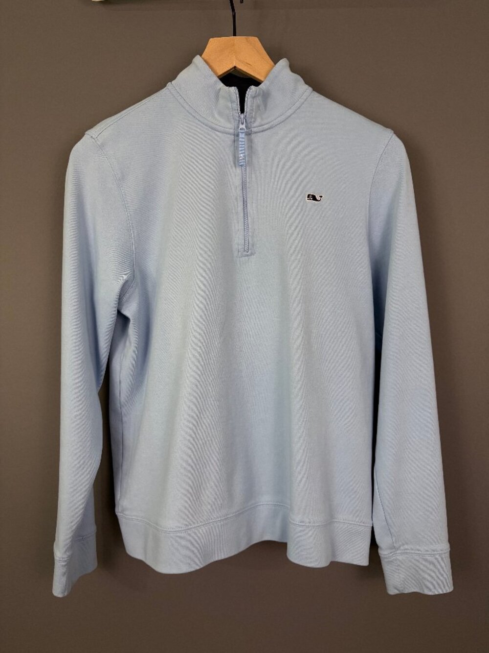 Vineyard Vines Shep Shirt Quarter Zip Pullover Blue Women’s XL Whale